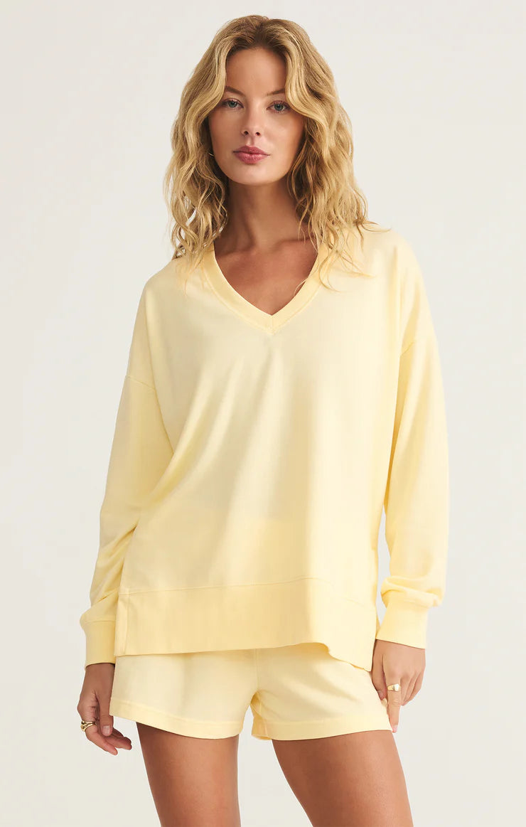 Modern Vneck Weekender Mellow Yellow