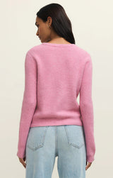 Medina Rib Cardigan Pink Crush
