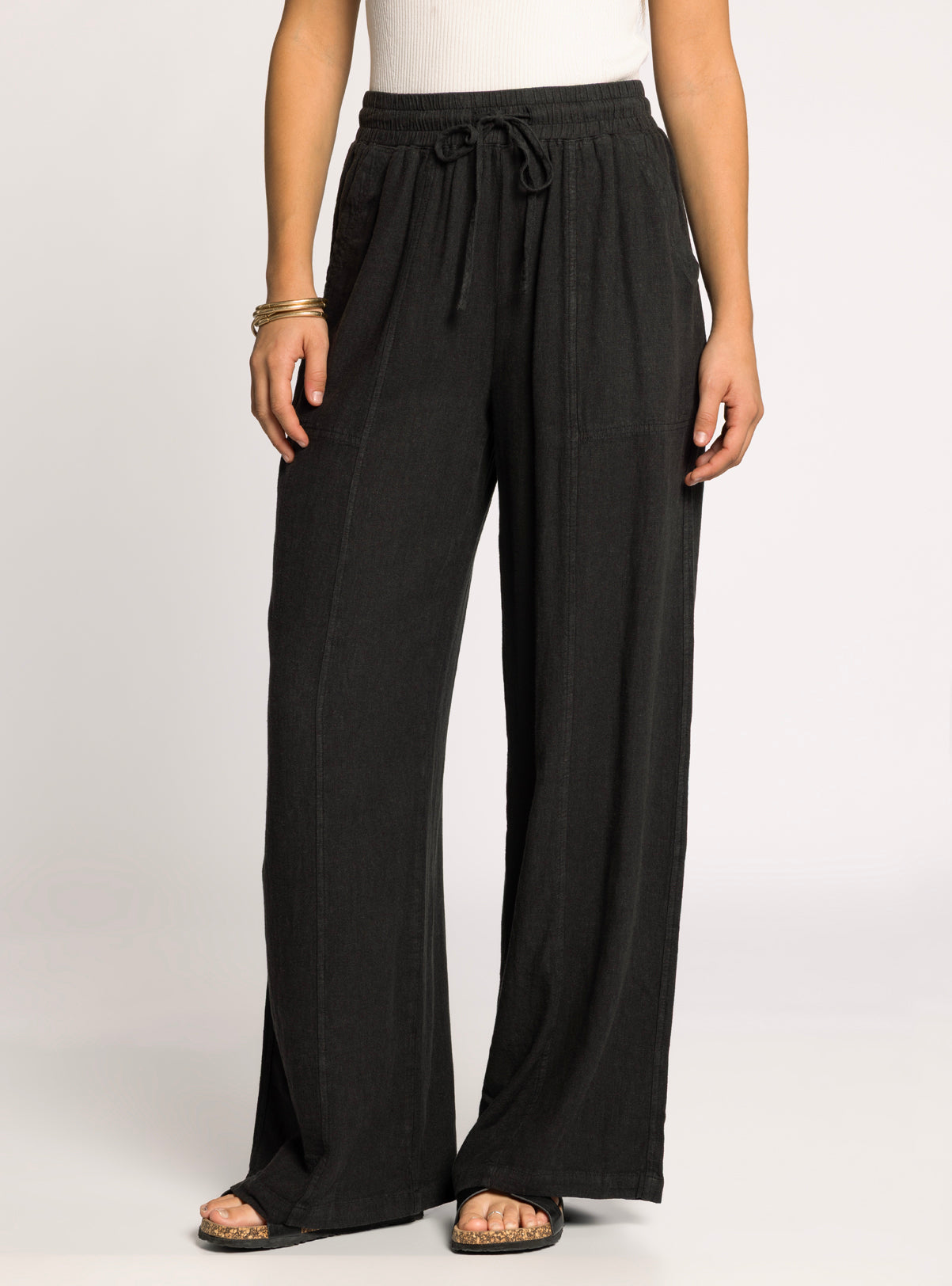 Solana Pants Black Shadow