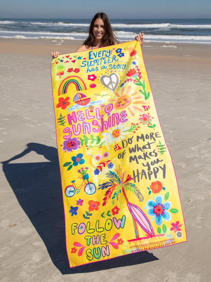 Double Sided Micro Fiber Beach Towel