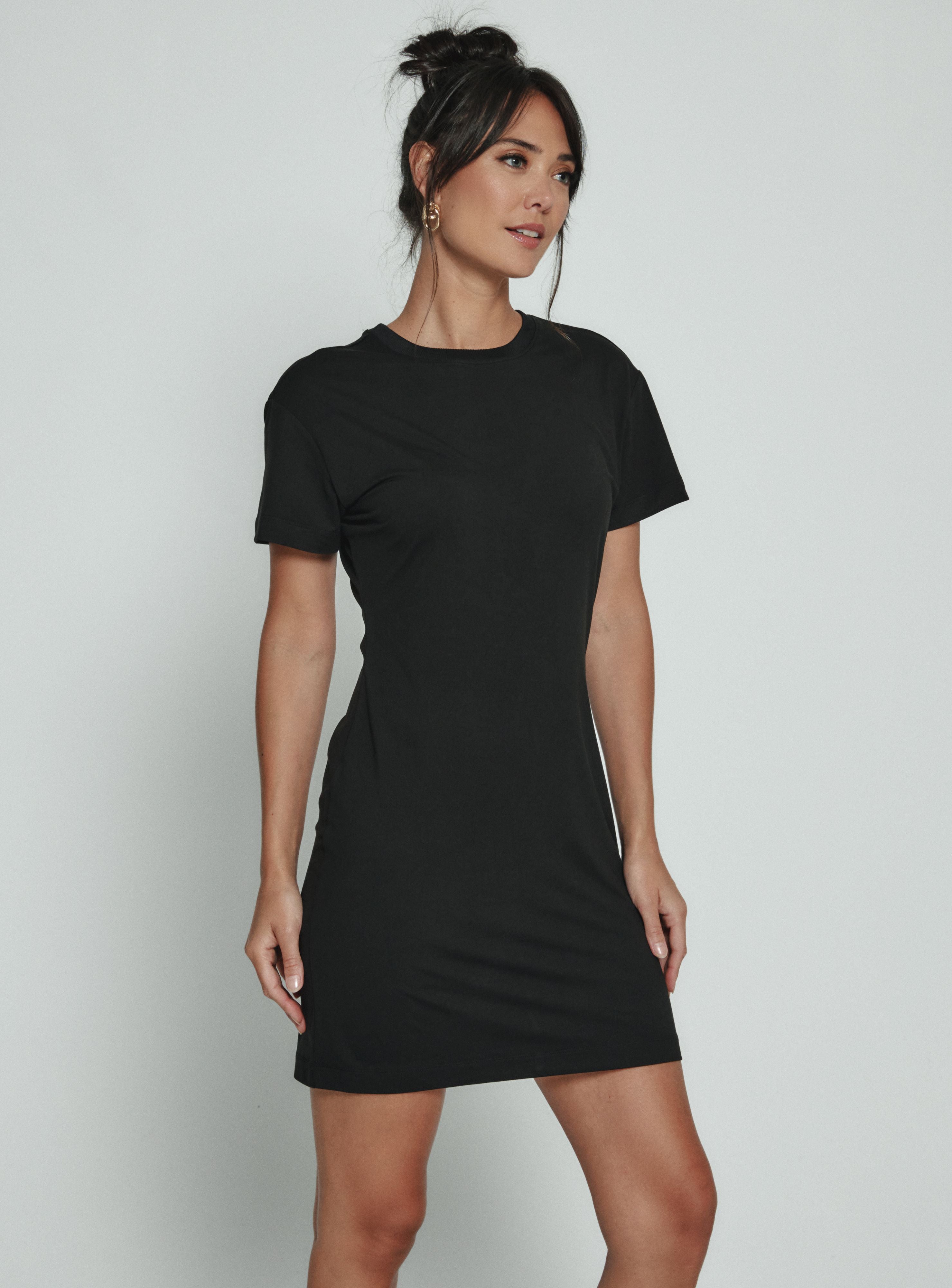 Core T Shirt Dress Black