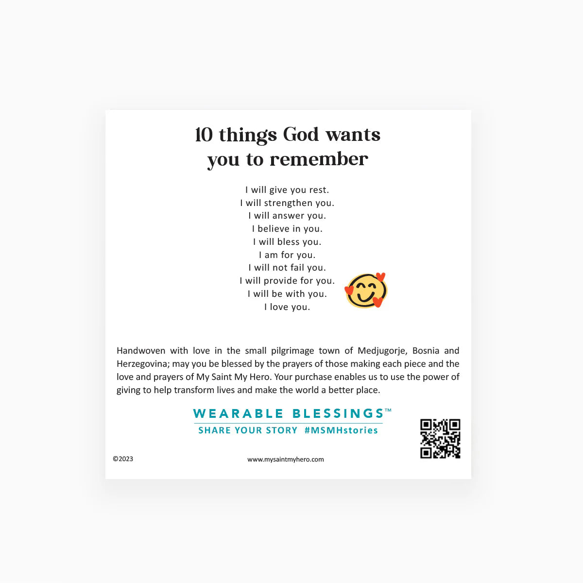 Pray. Hope. Don't Worry. Kids Bracelet