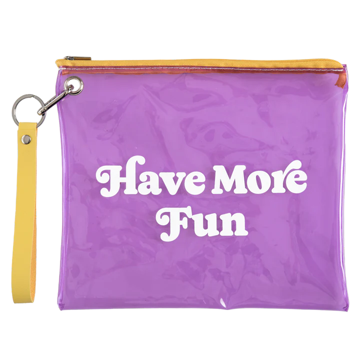 Clear Wristlet Bag