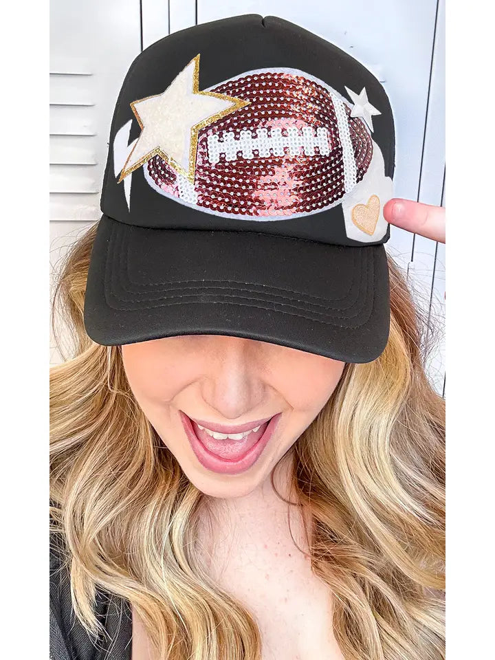 Football Patch Trucker Hat