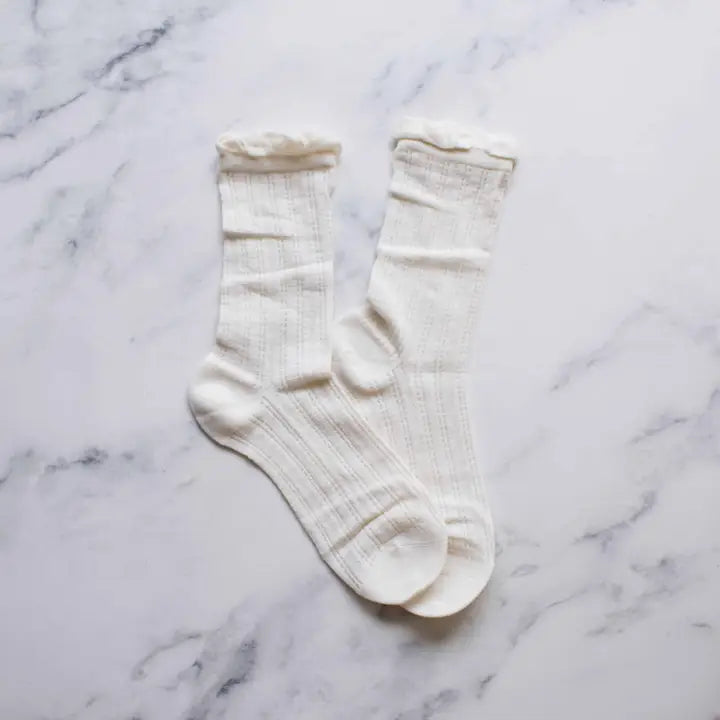 Moment See Through Lace Socks