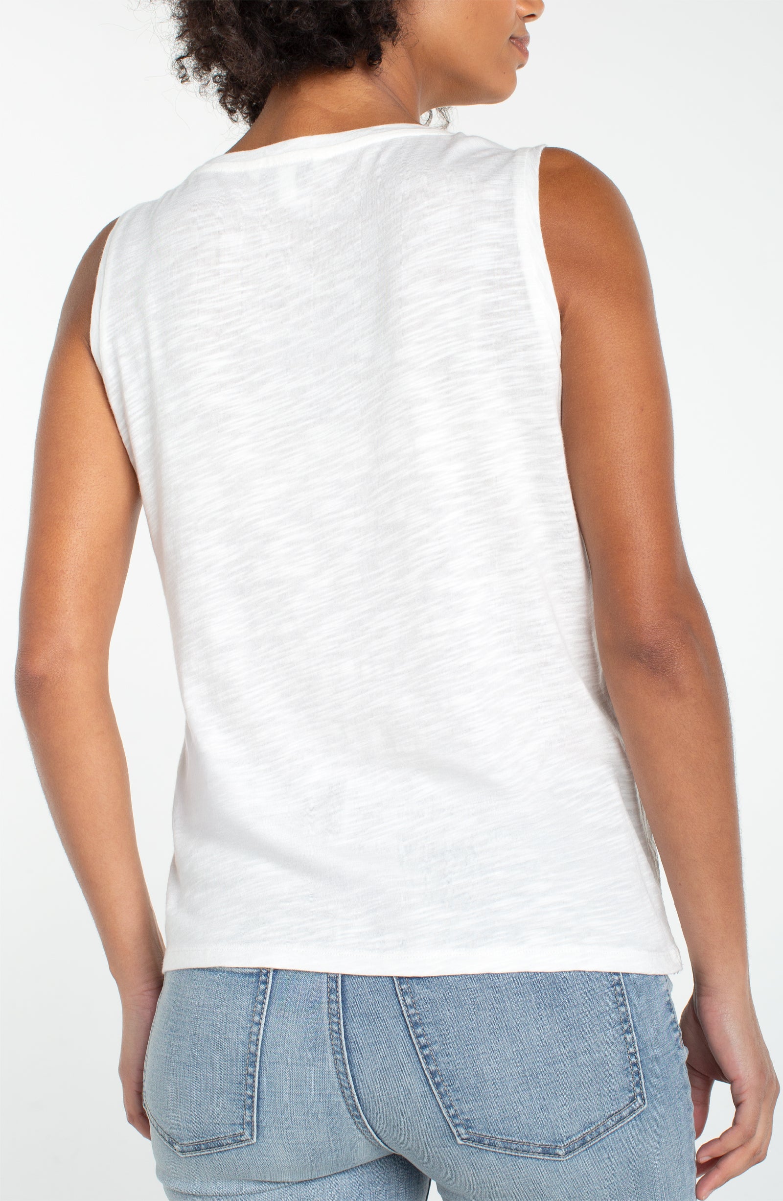 Lace To Knit Hybird Tank Whipped Cream