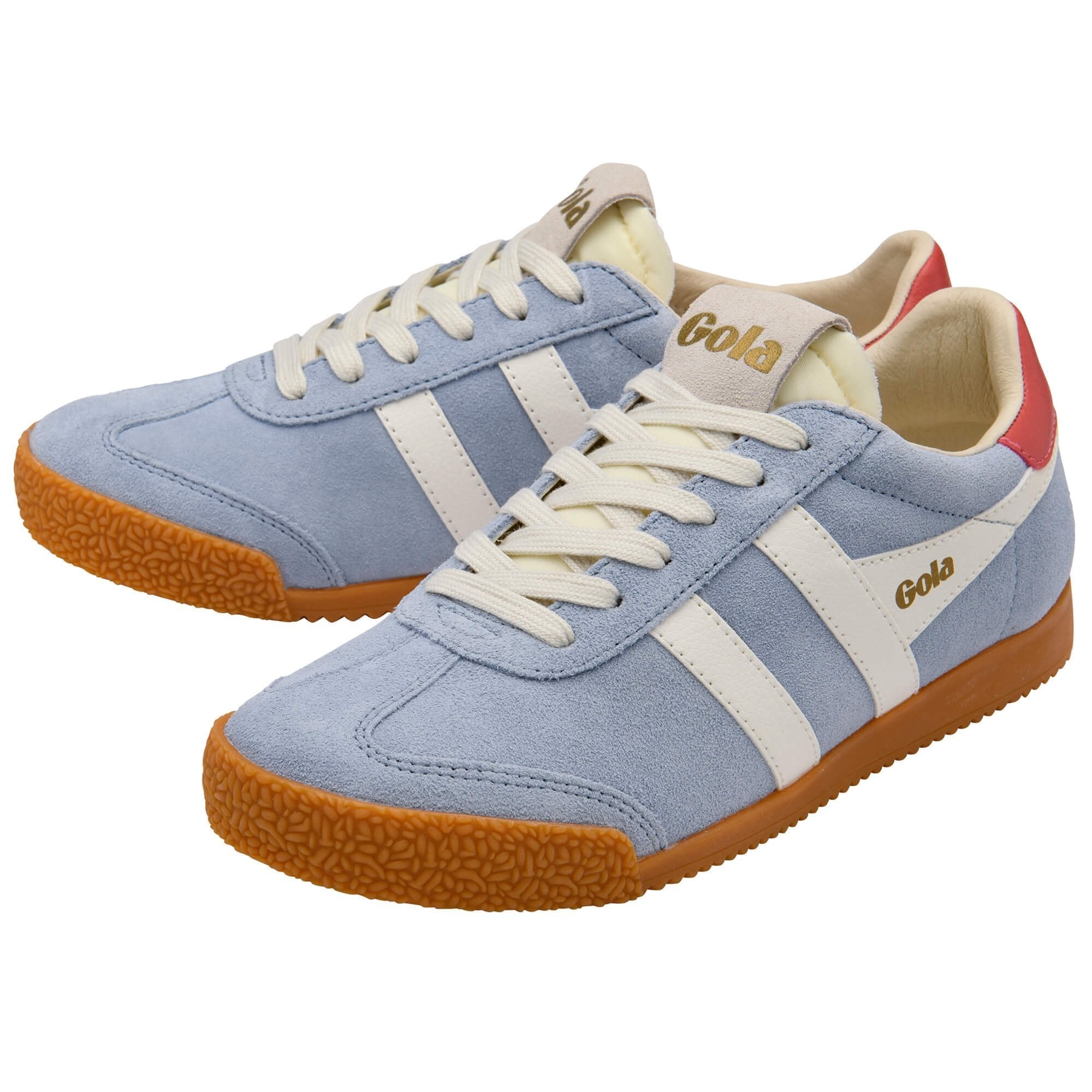 Elan Sneakers Air, Off White + Coral