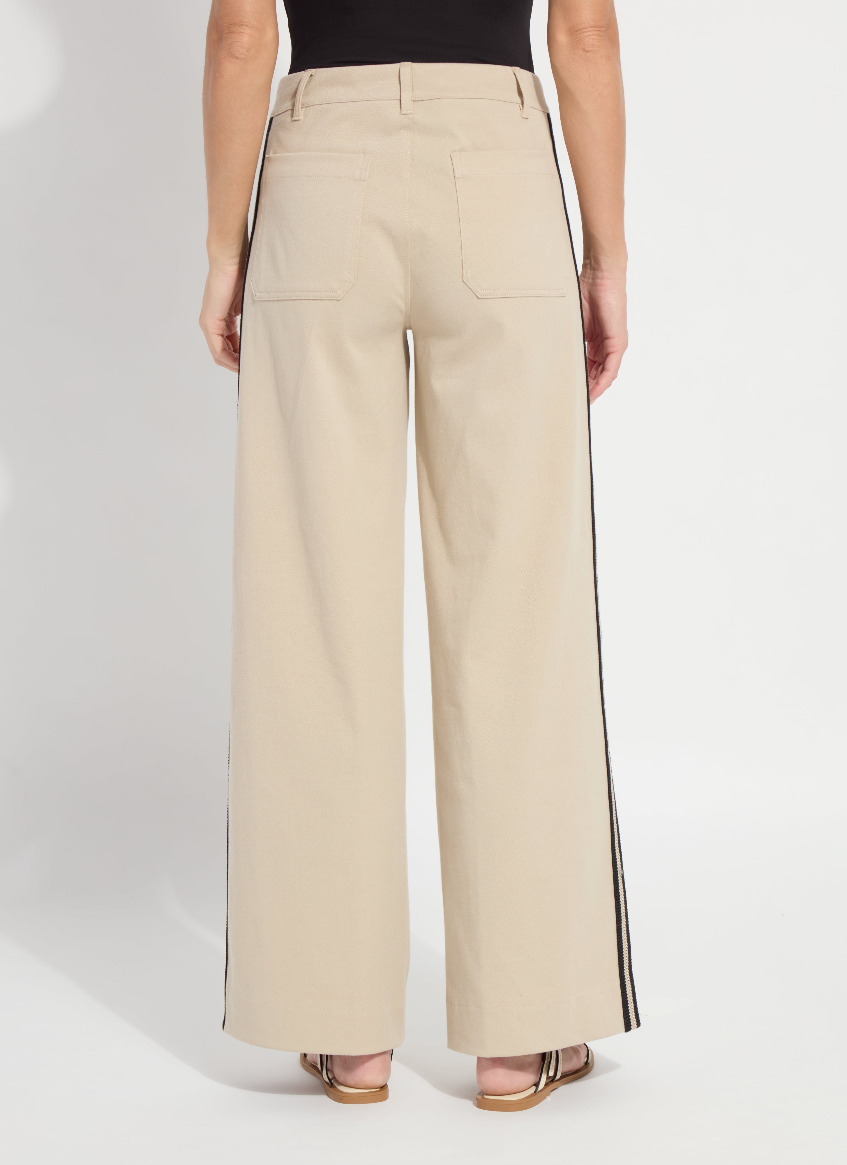 Brinne Side Stripe Trouser Crisp Khaki