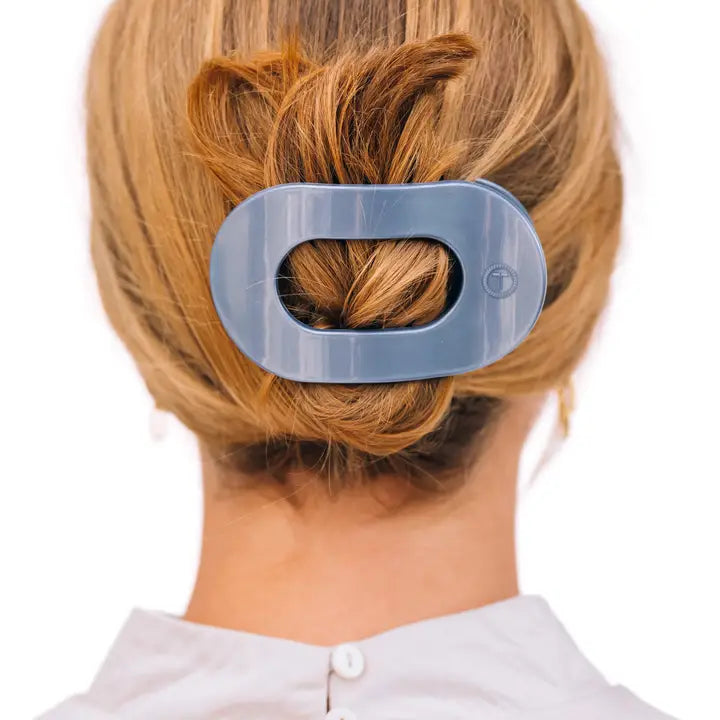 Teleties Medium Flat Round Hair Clip Hampton Bay