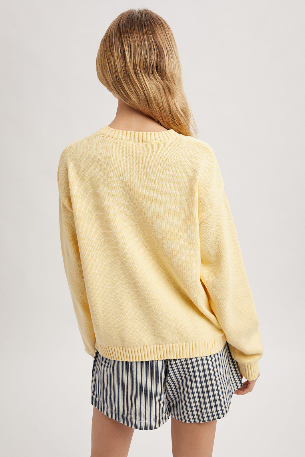 Spring Trout Sweater Lemon