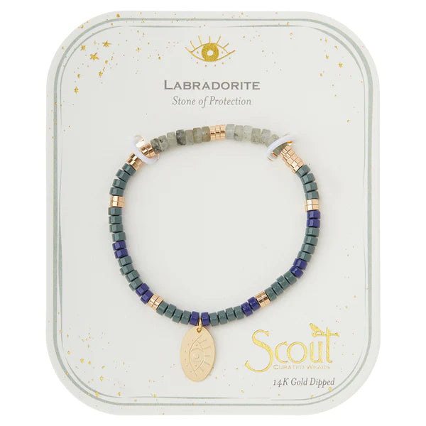 Stone Intention Charm Bracelet