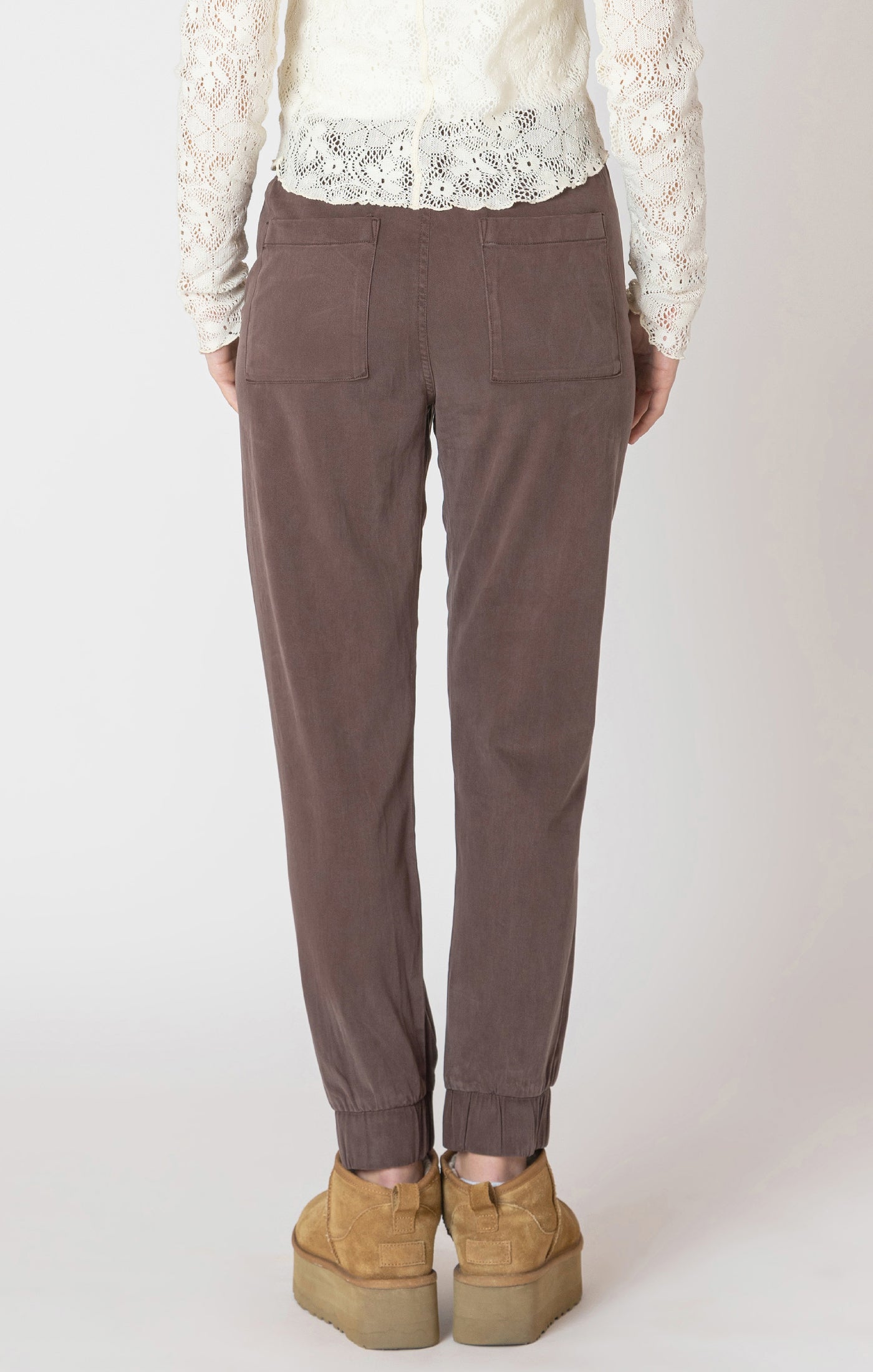 Soft Touch Jogger Pants Chestnut