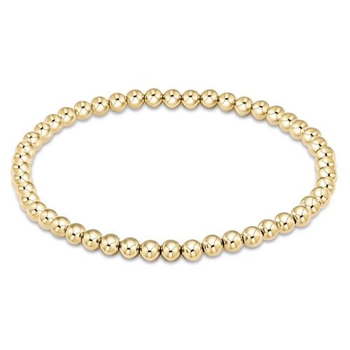 Classic Gold 4mm Bead Bracelet