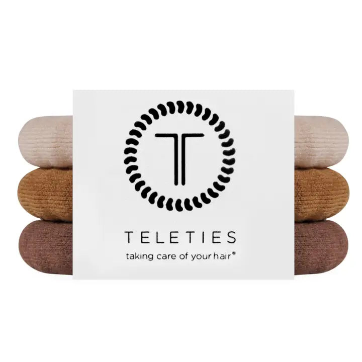 Teleties Nylon Small Hair Ties Espresso Yourself
