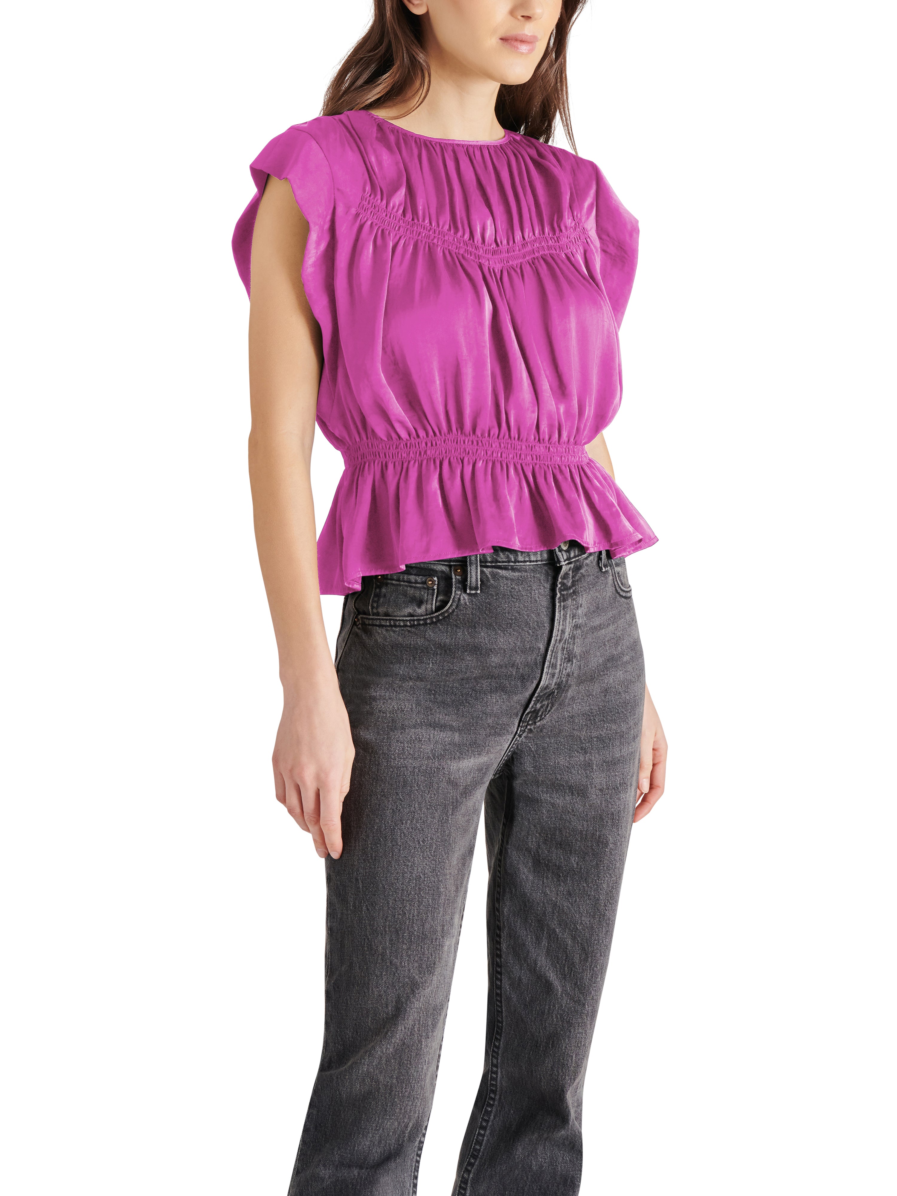 Corinne Top Radiant Orchid