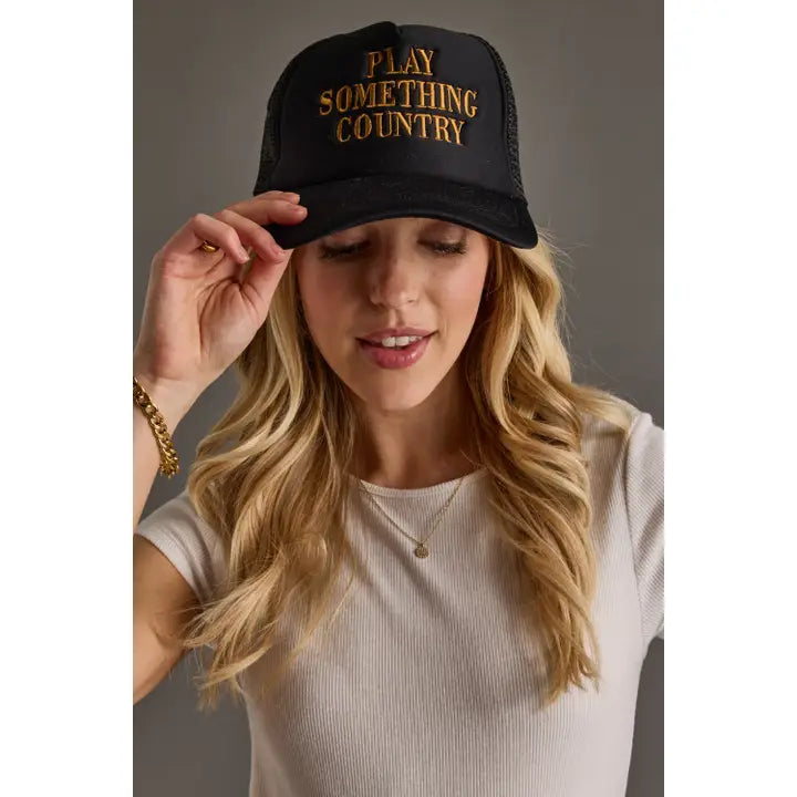 Play Something Country Trucker Hat