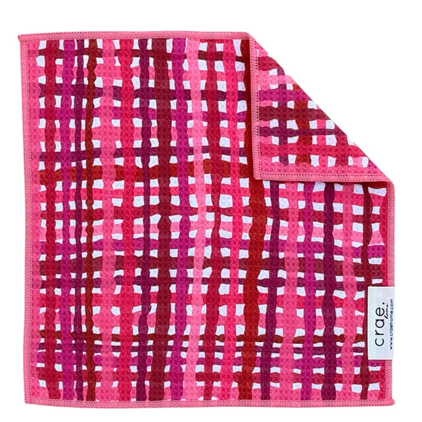Crae.Home Double Sided Washcloth Plaid about you