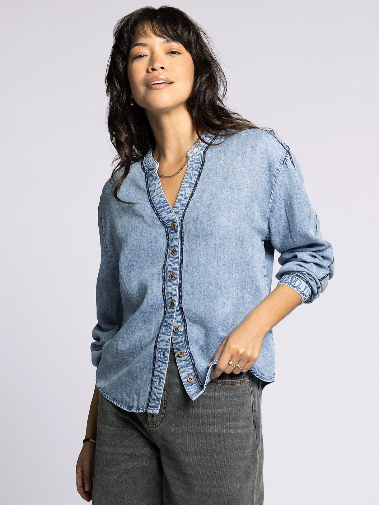 Lettie Shirt Light Blue Wash