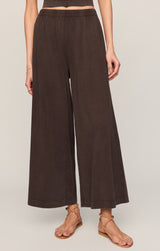 Scout Jersey Flare Pants Dark Chocolate