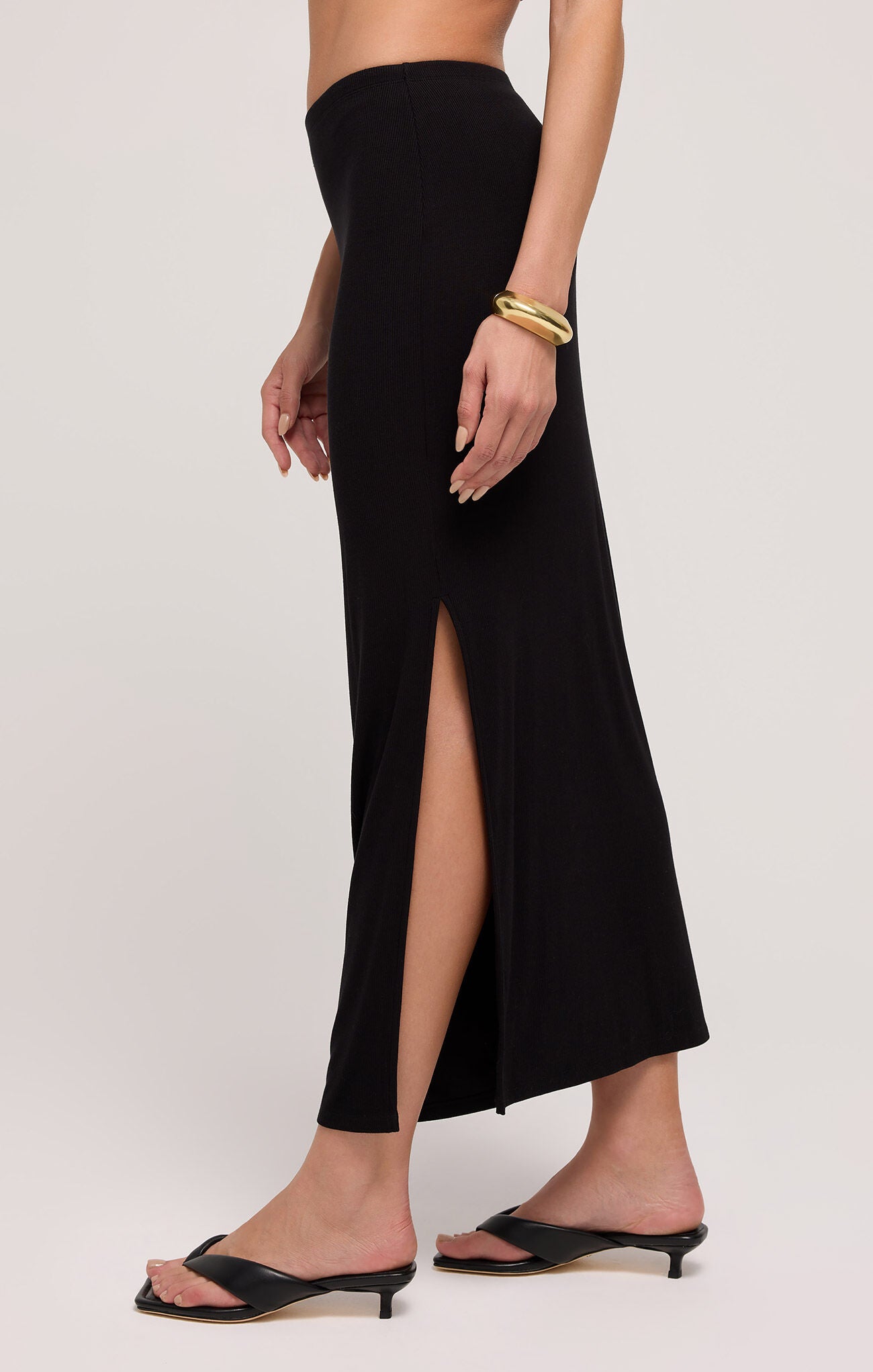 Jalen Midi Skirt Black