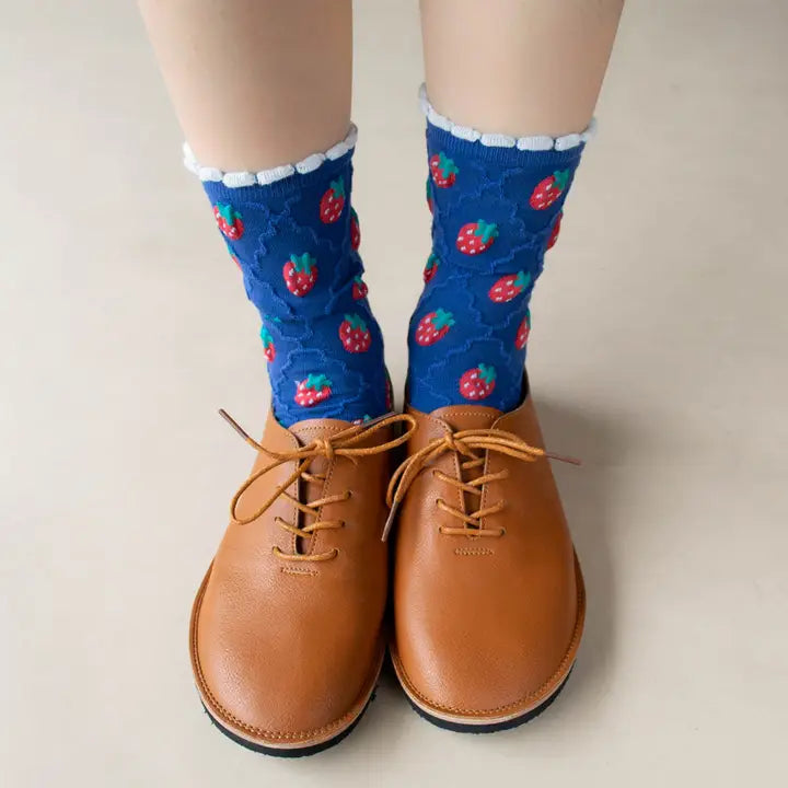Retro Strawberry Socks