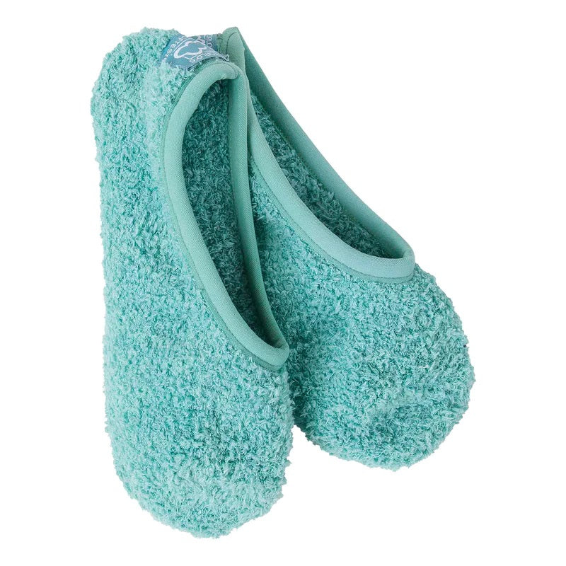 Cozy Footsie Gripper Socks Sea Foam