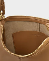 Hallie Satchel Bag Caramel