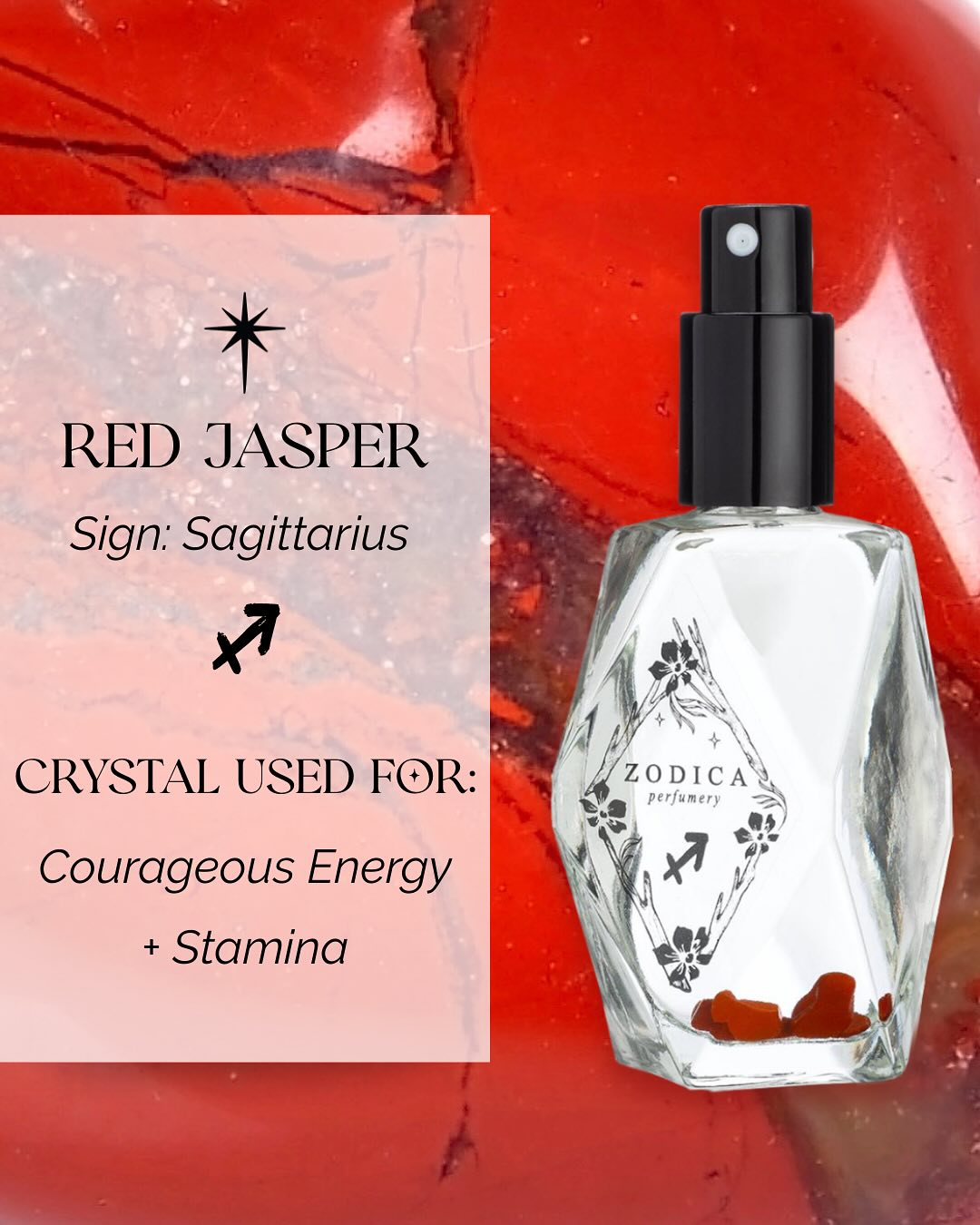 Mini Crystal Infused Zodiac Perfume - 22ml