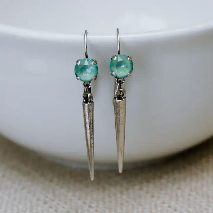 Jess Spike Earrings Silky Sage