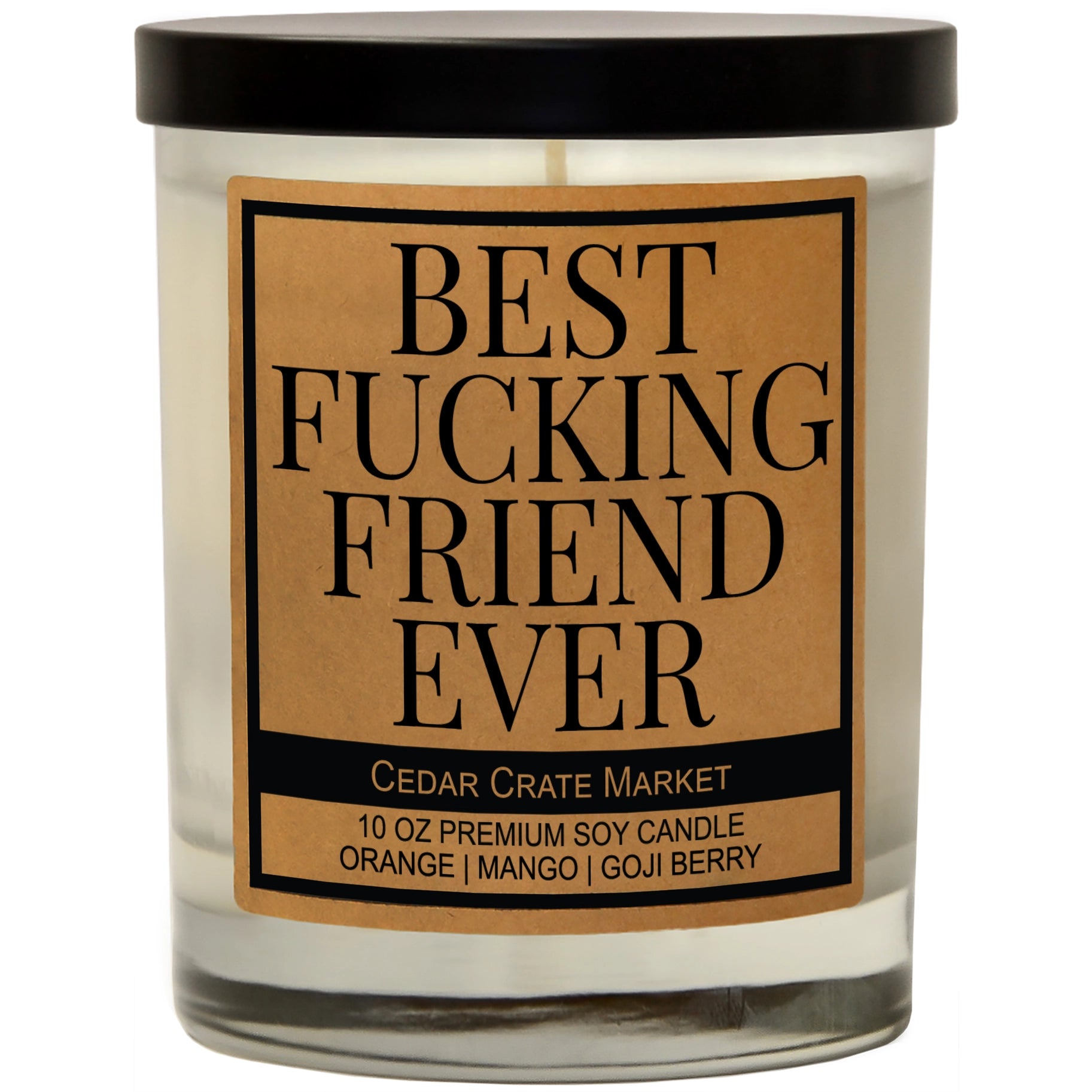 USA Made Kraft Label Snarky Candle - 10 OZ