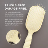 Teleties Hair Brush Tan Detangler - Fine Hair