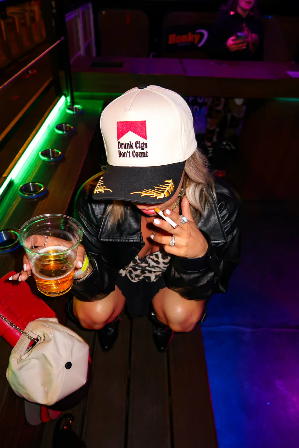 Drunk Cigs Trucker Hat