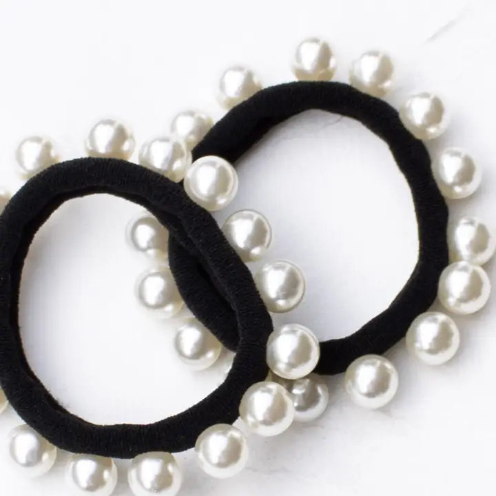 Pearl Elastic Hair Tie Set