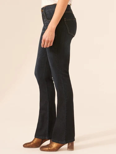 Ab Solution Mid Rise Itty Bitty Bootcut Jeans Indigo