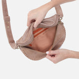 Juno Whipstitch Buffed Leather Belt Bag