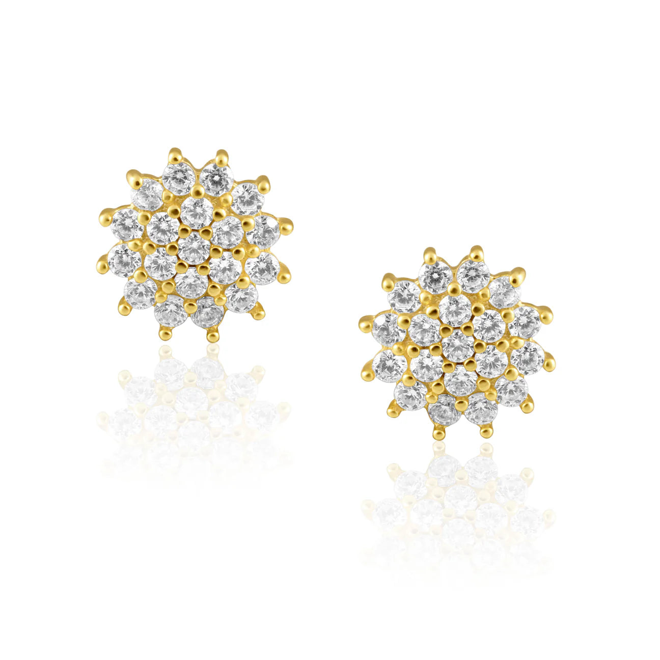 Flora Studs - Gold