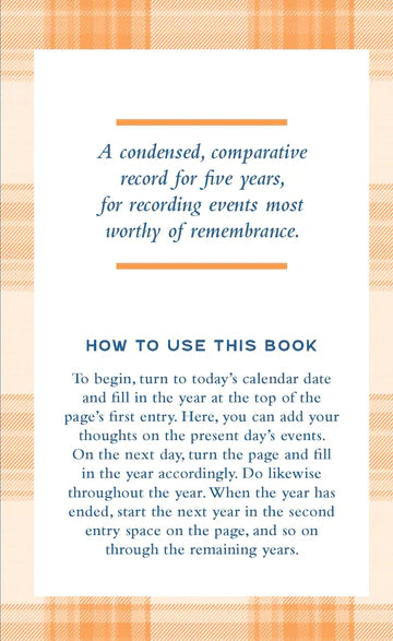 Pendleton One Line A Day Book