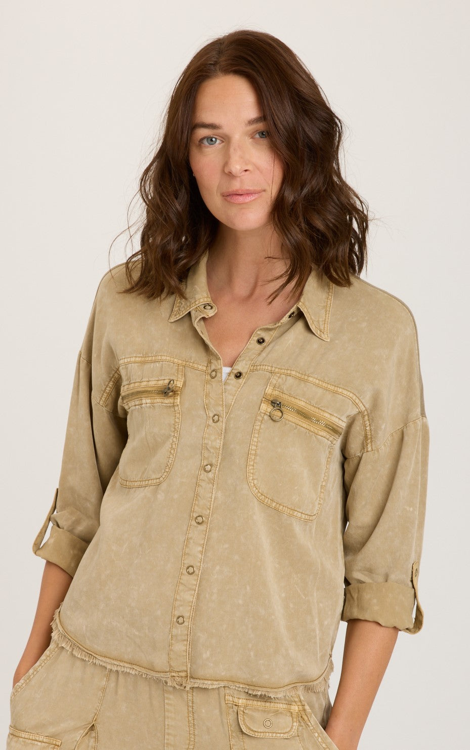 Kapp Button-Up Linwood Distressed Wash