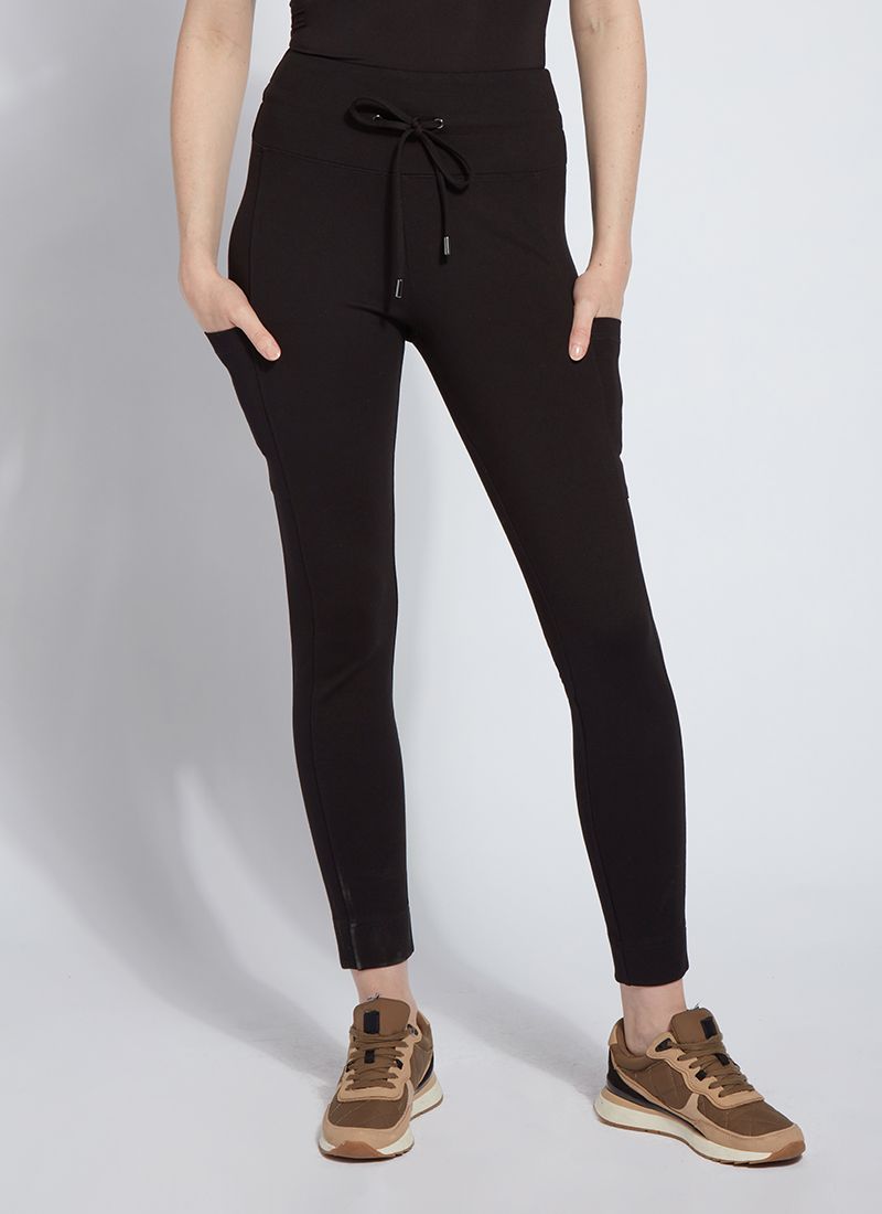 Drawstring Premium Lounge Jogger Black