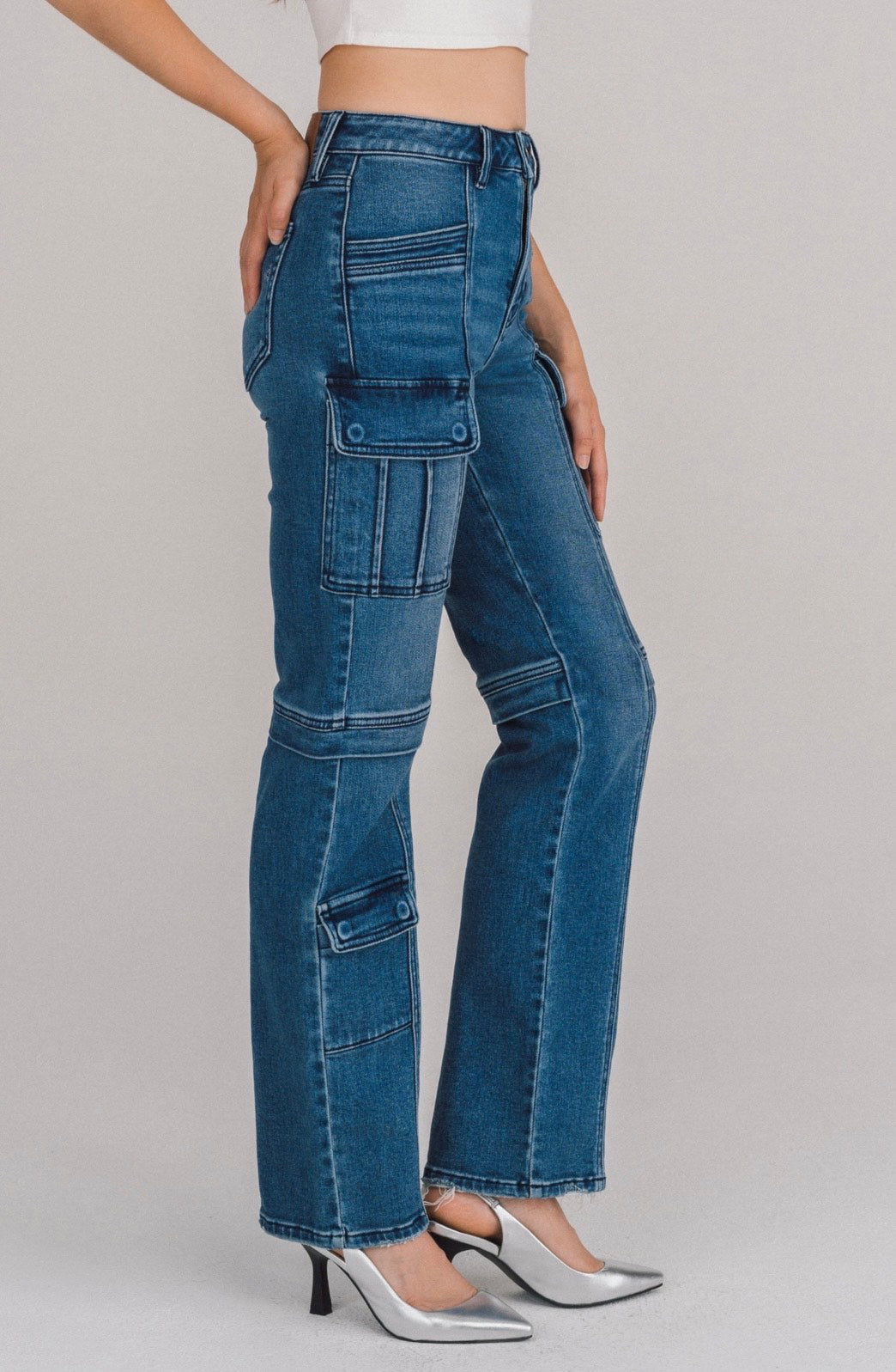 Tracey Cargo Straight Medium Dark
