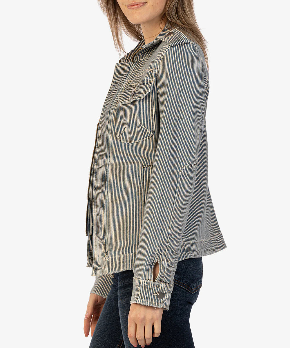 Amanda Welt Pockets Boxy Jacket Comfortable