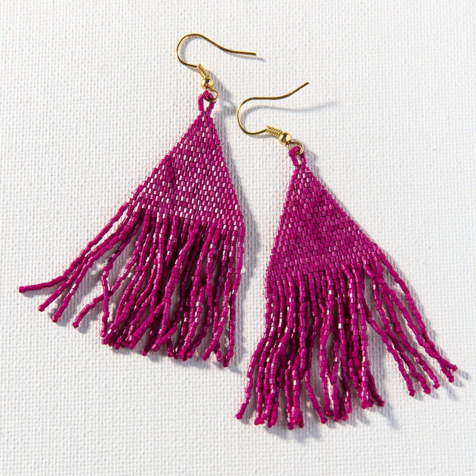 Lexie Petite Luxe Earrings Magenta