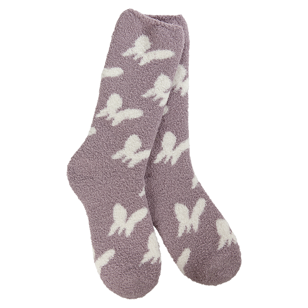Cozy Crew Sock Butterfly Nirvana