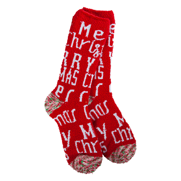 Cozy Crew Sock Merry Christmas