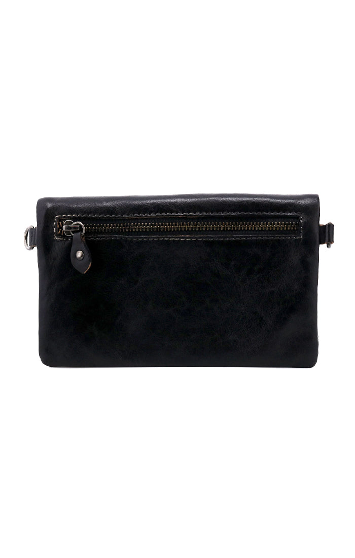 Cadence Convertible Wallet Black Rustic
