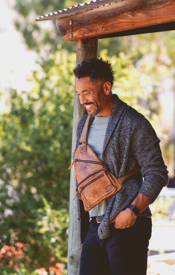 Andie Sling Bag Tan Rustic