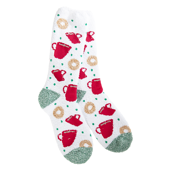 Cozy Crew Sock Coffee + Donuts