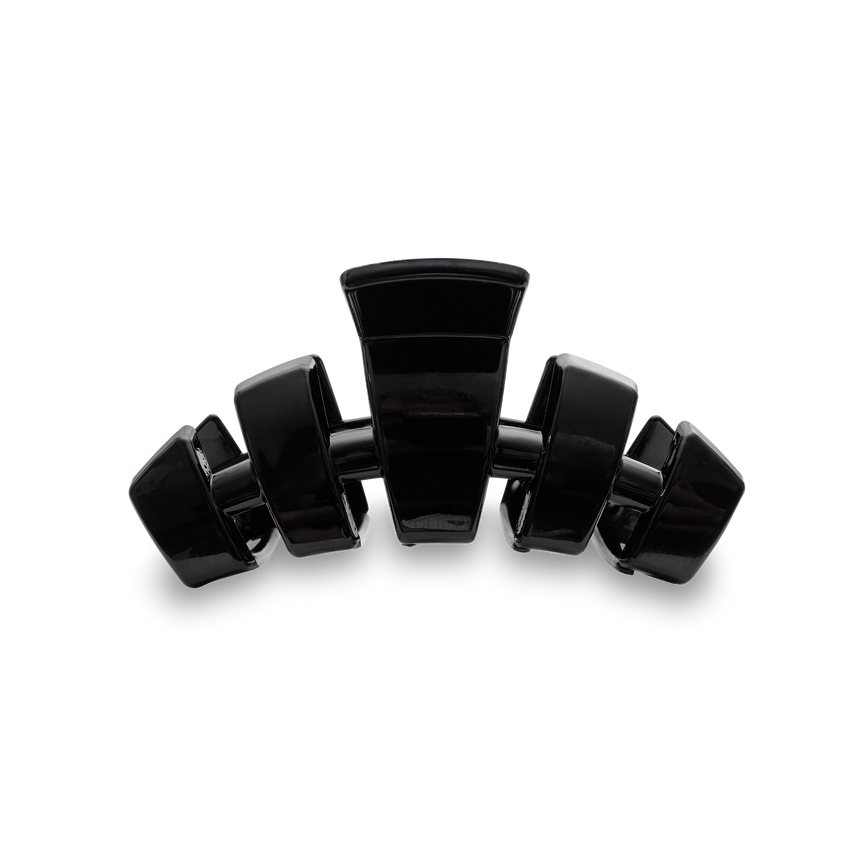 Classic Medium Hair Clip Jet Black