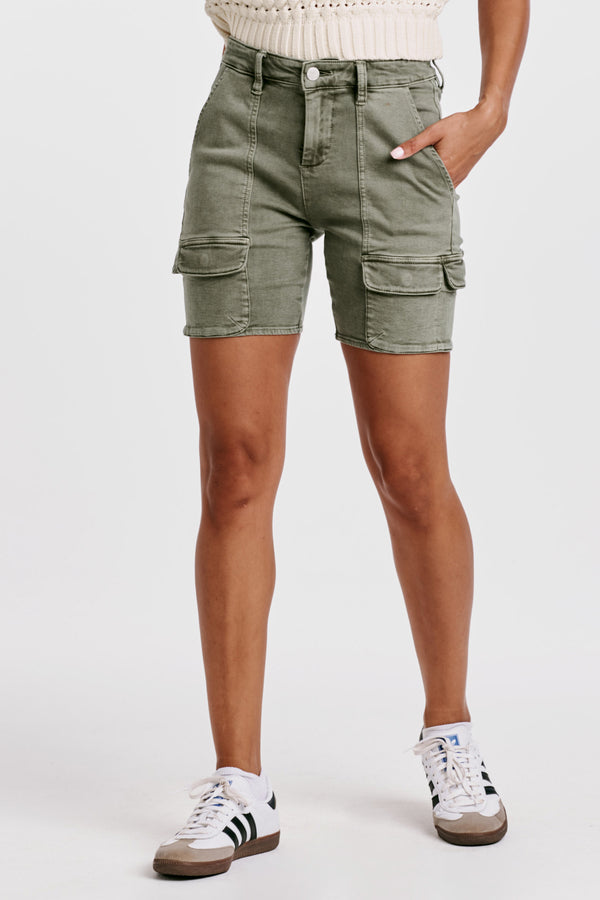 Ruthie Utility Shorts Army Moss