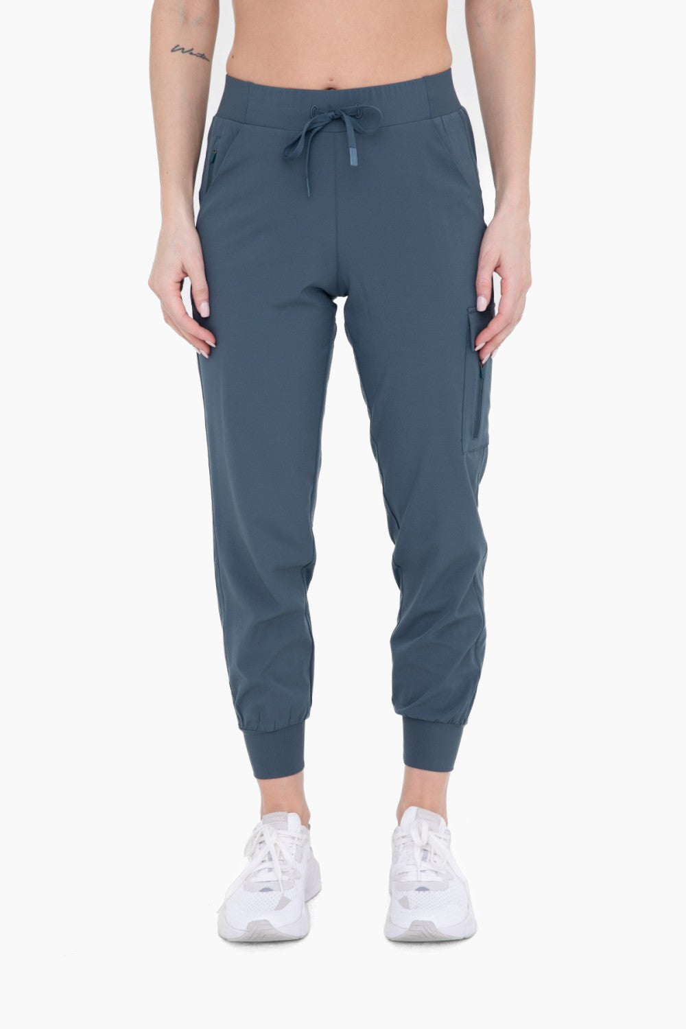 High Waist Active Joggers Midnight Navy